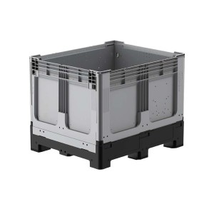Caisse palette repliable 855l - 1200x1000x975mm sur pieds