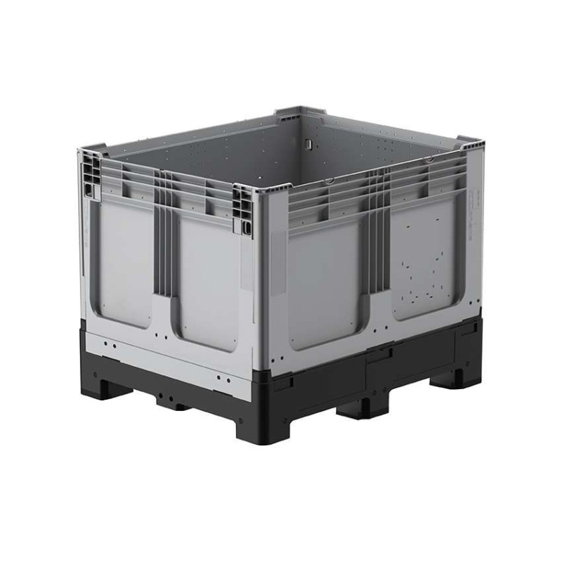 Caisse palette repliable 855l - 1200x1000x975mm sur pieds