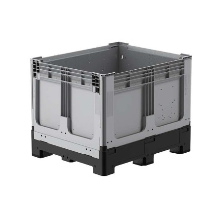 Caisse palette repliable 855l - 1200x1000x975mm sur pieds