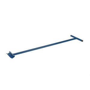 Timon pour chariot de transport standard bleu