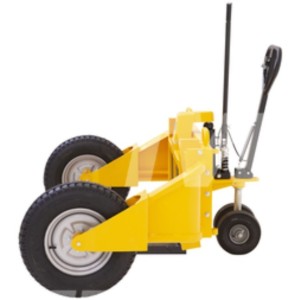 Transpalette tout terrain roues gonflables