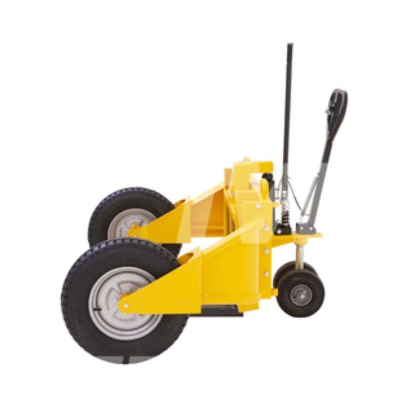 Transpalette tout terrain roues gonflables