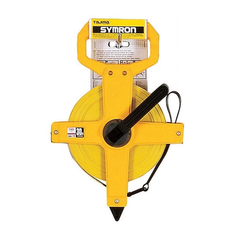 Décamètre SYMRON 30 mètres avec cadre - TAJIMA