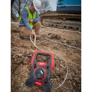Mesure roulante longue à boîtier ouvert 30 m - MILWAUKEE
