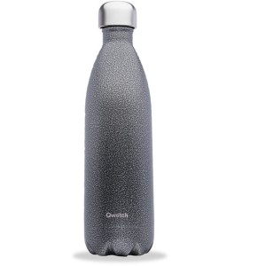 Bouteille 1L isotherme double paroi gris