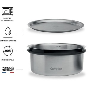 Boîte traiteur Inox contenance 900 ml