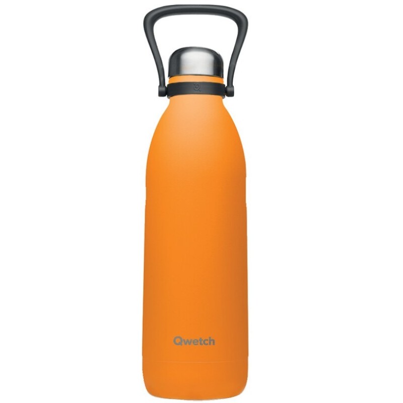 Bouteille 1.5L isotherme double paroi inox orange