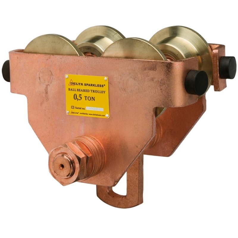 Chariot porte palan cuivre ATEX Zone 1
