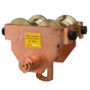 Chariot porte palan cuivre ATEX Zone 1 - 2000 kg