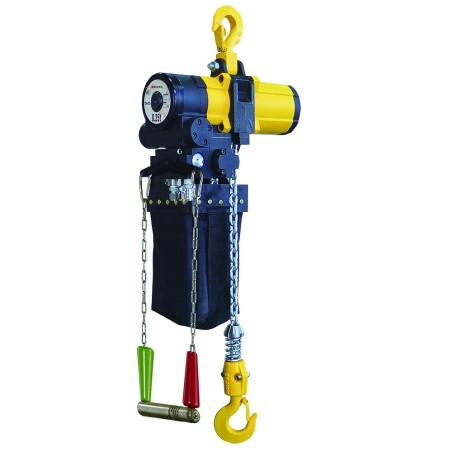 Palan pneumatique à chaîne ATEX 2 levée de 250 kg à 1 T