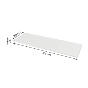 Plateau de présentation 500x200mm: dimensions