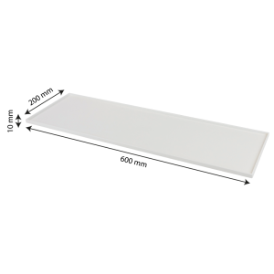 Plateau de présentation 600x200mm pour vitrine
