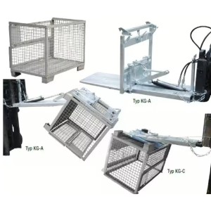 Basculeur pour transport et nettoyage des box palette