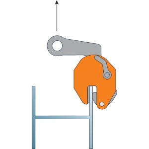 Pince à poutre pour levage horizontal et vertical