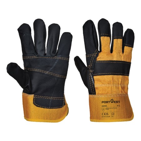 Gant Docker Cuir ameublement Jaune - A200