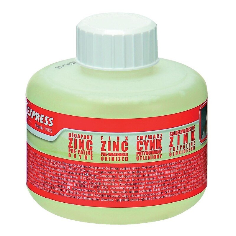 Décapant pour zinc pré-patiné
