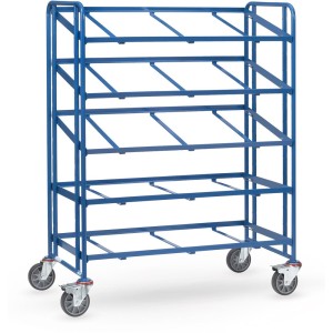 Servante pour bacs plastiques 5 étages de 3 bacs