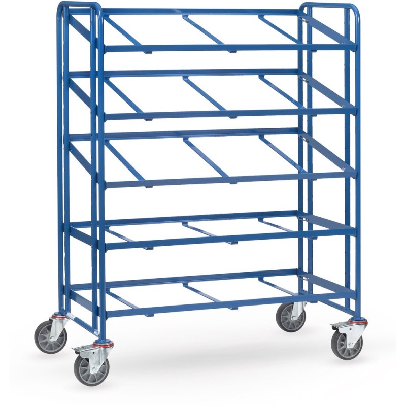Servante pour bacs plastiques 5 étages de 3 bacs