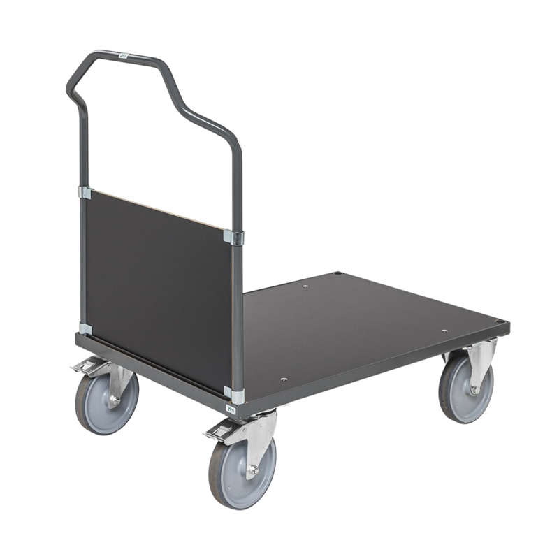 Chariot plateforme 1 dossier 500 kg