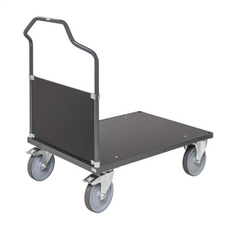 Chariot plateforme 1 dossier 500 kg
