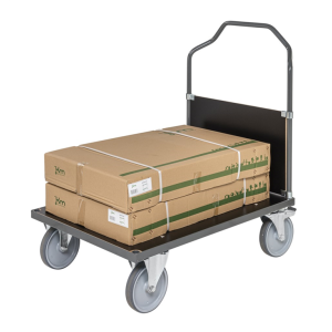 Chariot plateforme 1 dossier 500 kg