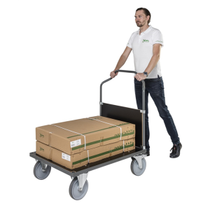 Chariot plateforme 1 dossier 500 kg