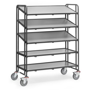 Servante pour bacs plastiques 5 étages 400 kg