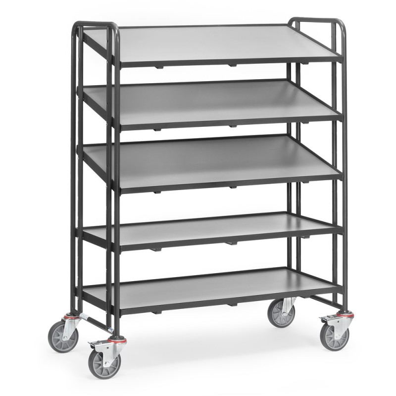 Servante pour bacs plastiques 5 étages 400 kg