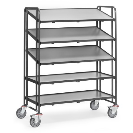 Servante pour bacs plastiques 5 étages 400 kg