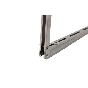 Support mural acier inox AISI304 de 1.5mm avec traverse