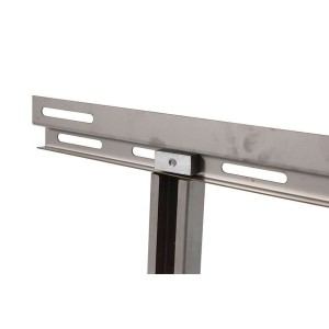 Support mural acier inox AISI304 de 1.5mm avec traverse