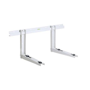 Support mural acier laqué avec traverse - 465x400x800mm - 80+80kg