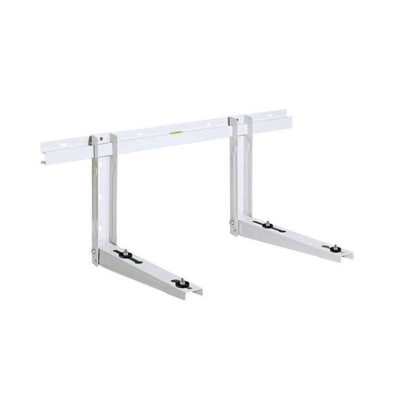 Support mural acier laqué avec traverse - 465x400x800mm - 80+80kg