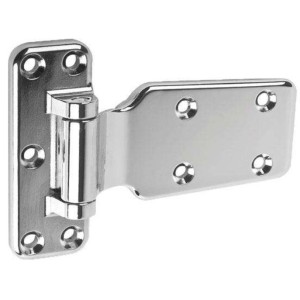 Charnière sans rampe pour porte plate