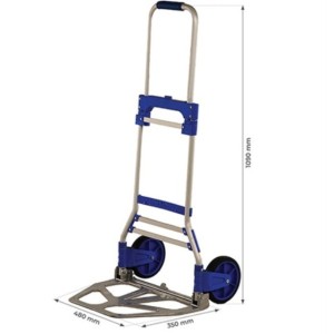 Diable aluminium télescopique et pliable 120 kg Diable aluminium télescopique et pliable 120 kg