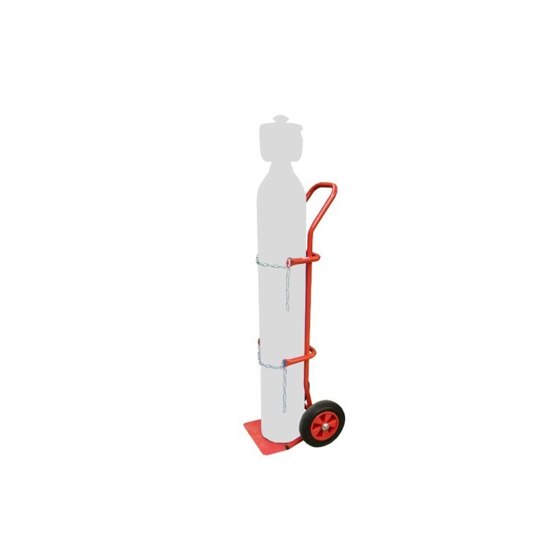 Diable 1 bouteille 200 kg roues caoutchouc