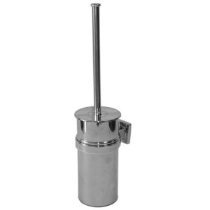Porte balayette murale inox brillant