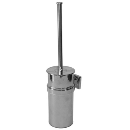 Porte balayette murale inox brillant