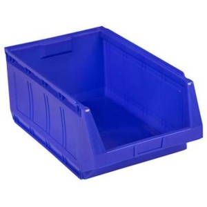 Lot 4 Bacs à bec 52 L - 580x363x250mm bleu