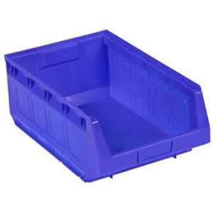 Lot 12 Bacs à bec 30 L - 485x303x190 mm bleu