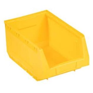 Lot 20 Bacs à bec 10 L - 345x207x165 mm jaune