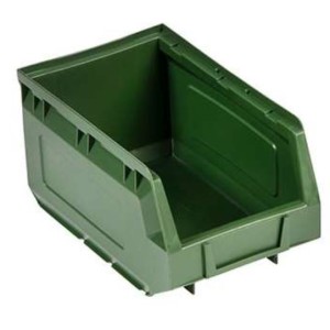 Lot 38 Bacs à bec 3.5 litres - 240x145x125 mm vert