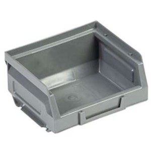 Lot 100 Bacs à bec 400ml - 90x103x55 mm gris