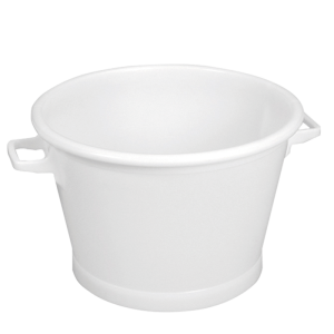 Cuve 35 litres ronde fond renforcé - blanc