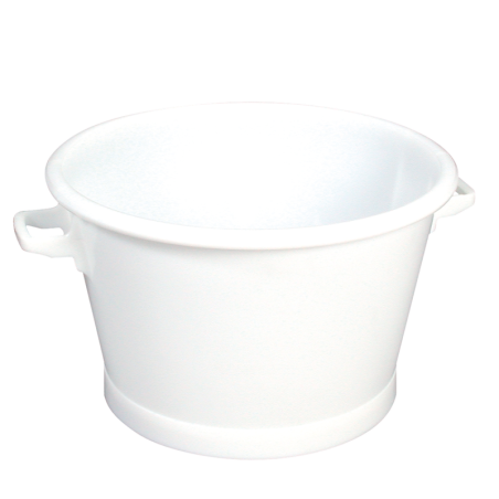Cuve 50 litres ronde fond renforcé - blanc