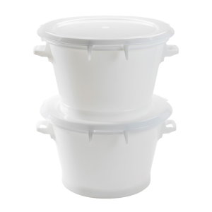 Cuve 50 litres ronde fond renforcé - blanc