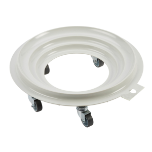 Socle rouleur rond 5 roues - chape acier