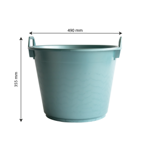 Baquet rond souple avec poignées - 40 L