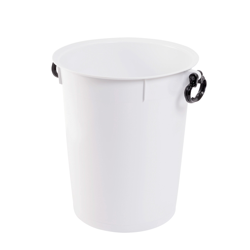 Conteneur alimentaire 50 L avec poignées noires - blanc