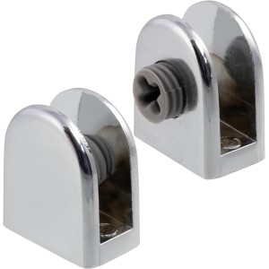 Lot de 2 pattes supports à glace pour miroir 3-7 mm
